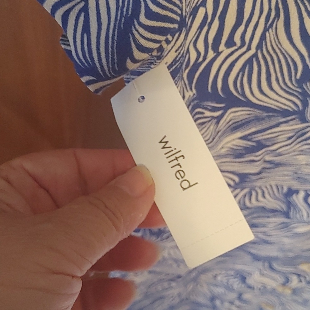 Nwt Aritzia Wilfred Shirt Mini Dress Size Small - Picture 9 of 14
